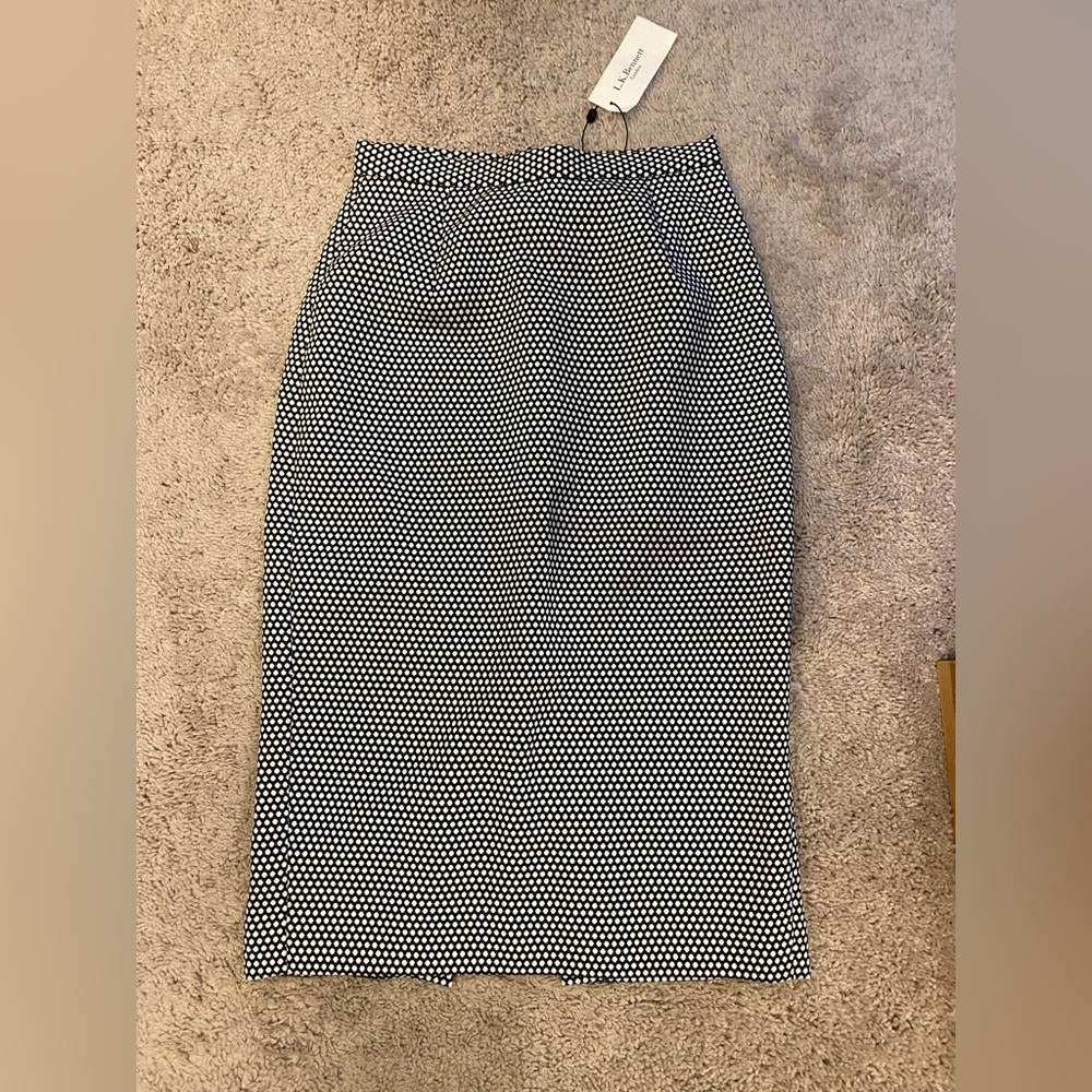 L.K Bennett black and white pencil skirt with tags